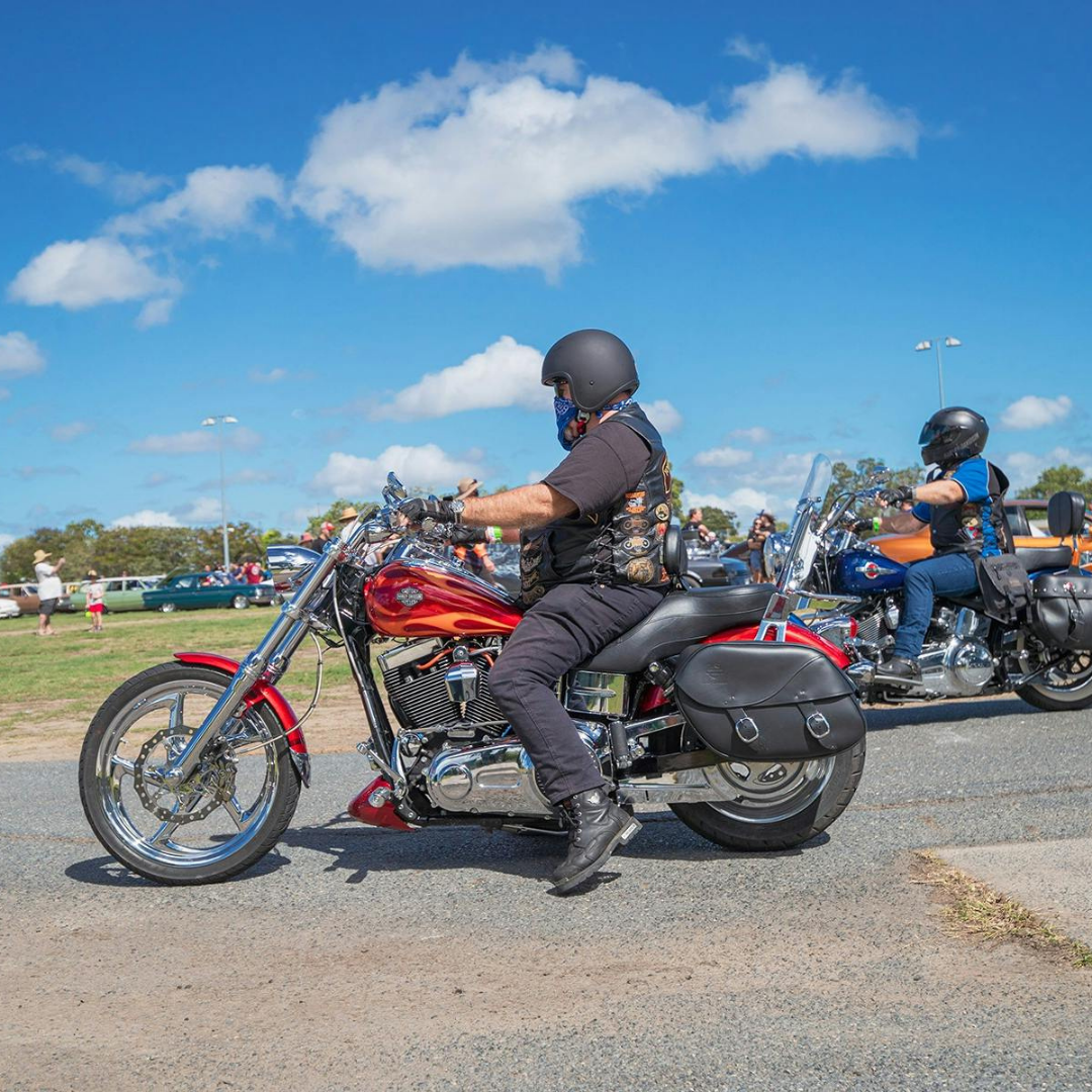 Rockynats 06 car and bike festival Mount Larcom Tourist Park Kui Parks Motorcycle