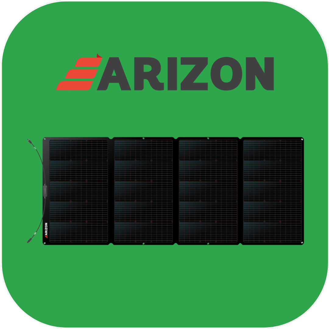arizon solar panel kit folded out